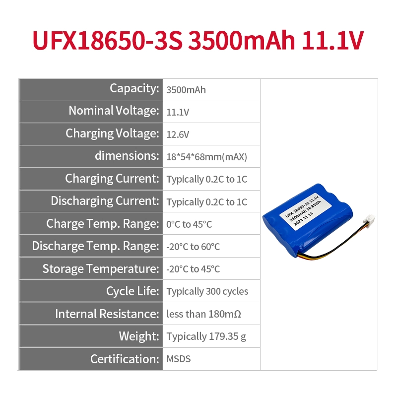 Ufine lithium-ion battery detail image 2