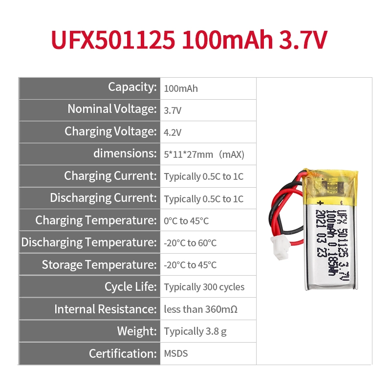 Ufine lithium-ion battery detail image 2