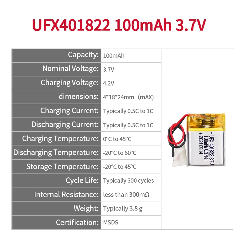 Ufine lithium-ion battery detail image 2