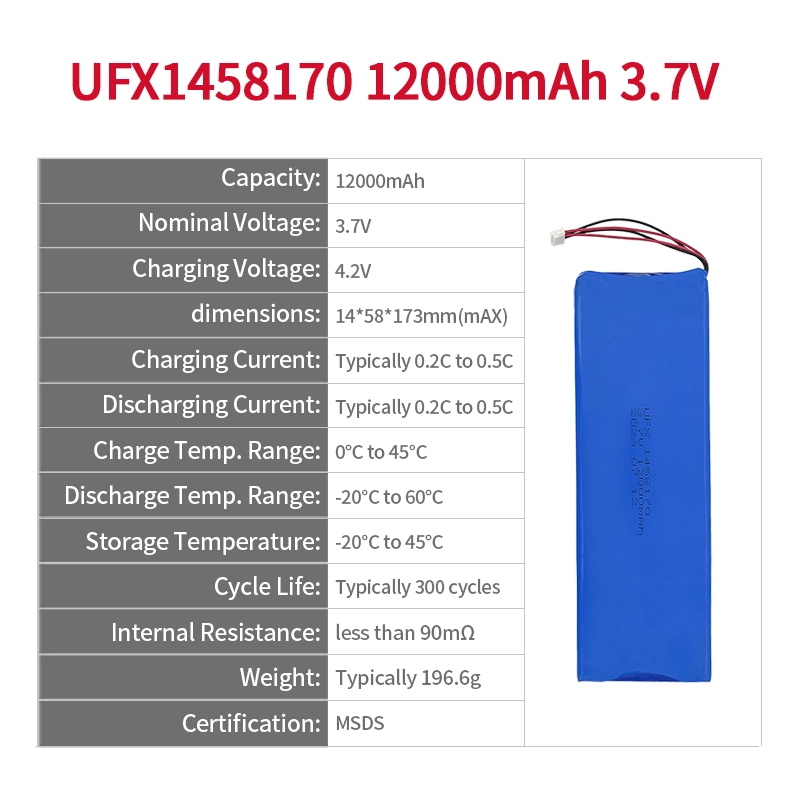 Ufine lithium-ion battery detail image 2