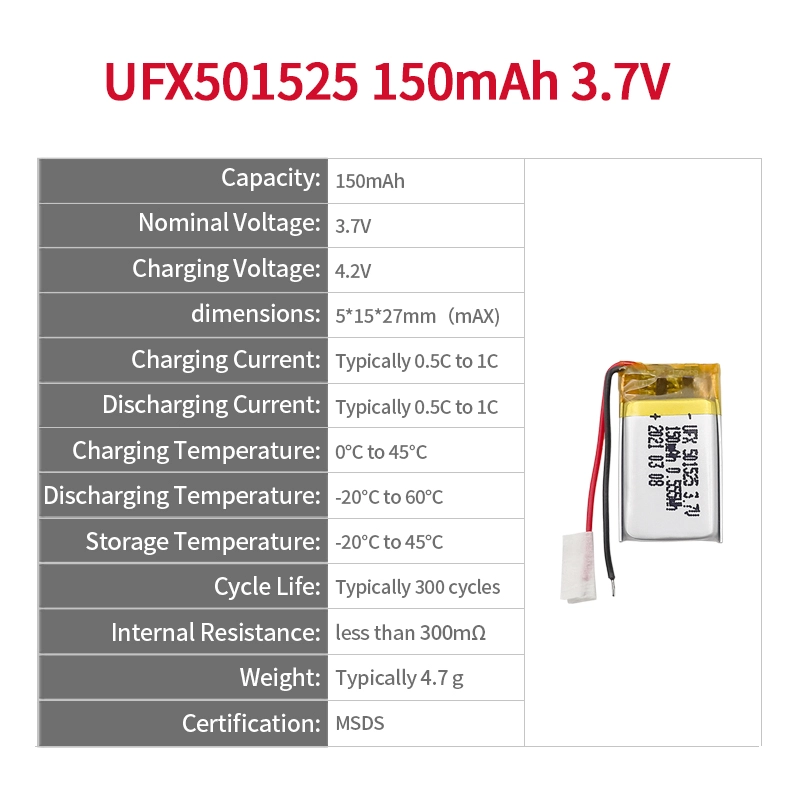 Ufine lithium-ion battery detail image 2