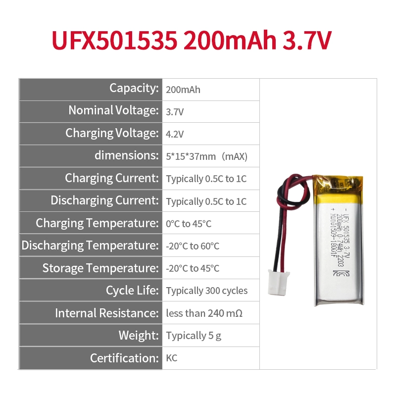 Ufine lithium-ion battery detail image 2