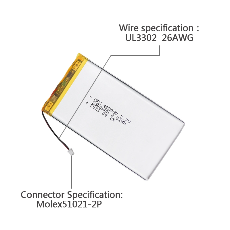 Ufine lithium-ion battery detail image 3