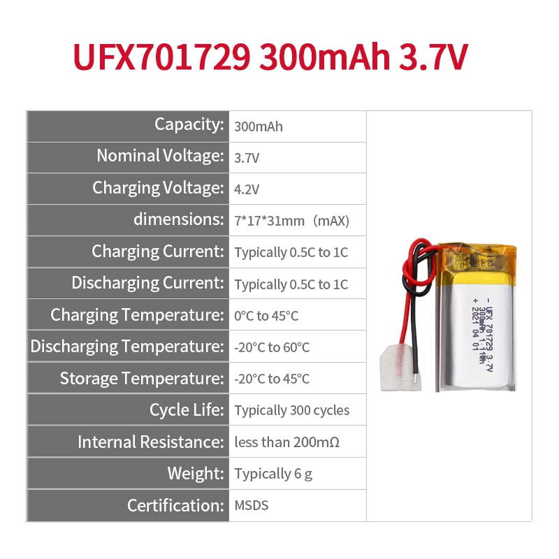 Ufine lithium-ion battery detail image 2