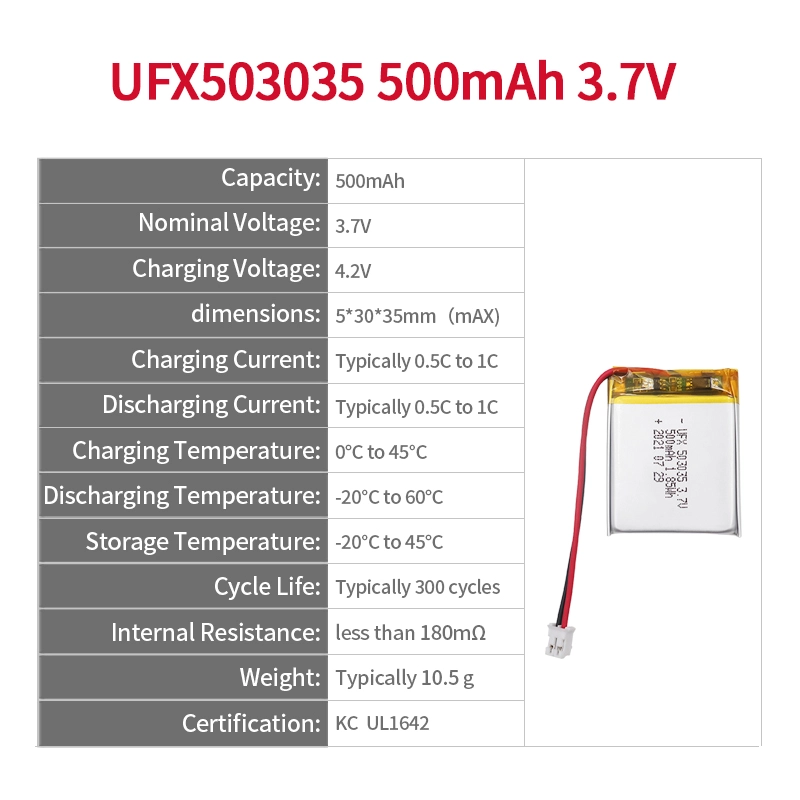 Ufine lithium-ion battery detail image 2