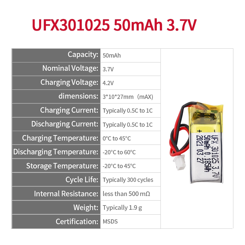 Ufine lithium-ion battery detail image 2