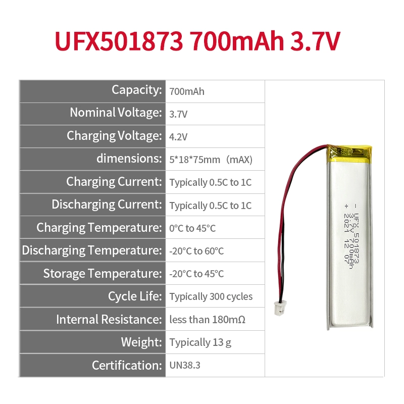 Ufine lithium-ion battery detail image 2