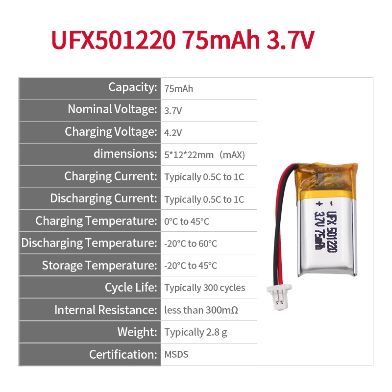 Ufine lithium-ion battery detail image 2